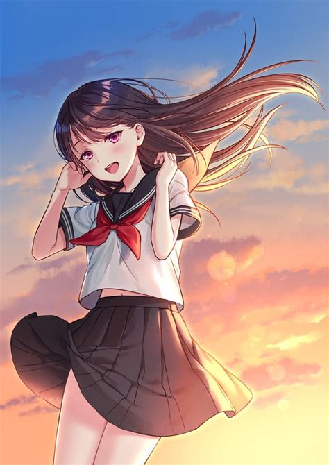 Top 185 Cute Anime Girl In School Uniform