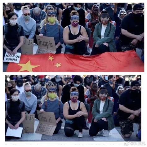 Another Fake Image Of The Us Protests Circulating On Chinese Internet