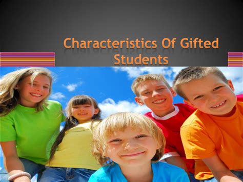 Ppt Characteristics Of Ted Students Powerpoint Presentation Free