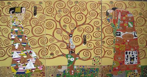 Tree Of Life Gustav Klimt Tree Of Life Painting Abstract Tree Painting