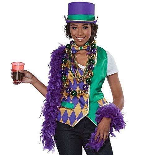 California Costumes Mardi Gras Woman Adult Costume Kit Small Medium