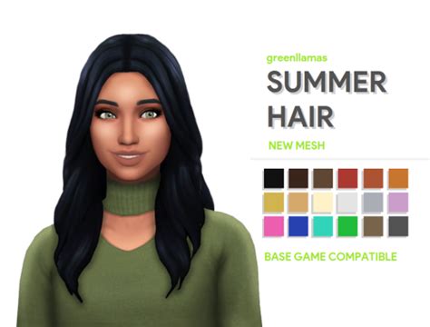 Sims 4 Straight Hair Cc Maxis Match Portlandbda
