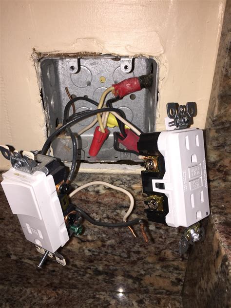 Wiring How To Wire A Gfci Duplex Outlet With A Garbage Disposal
