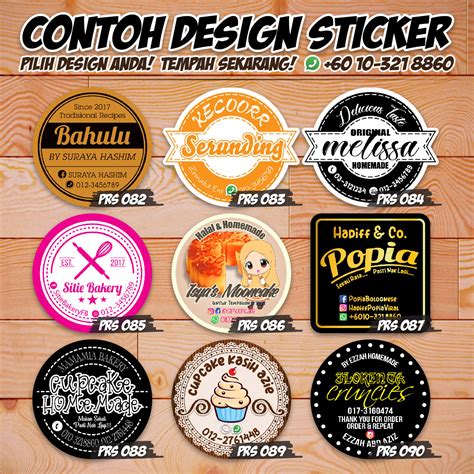 Azqa Label And Sticker Koleksi Label Sticker Produk Homemade