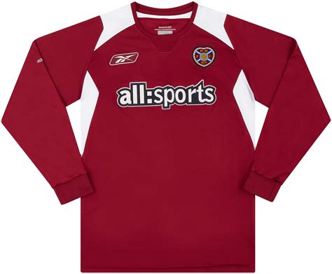 Heart Of Midlothian Away Football Shirt 2003 2004 Sponsored By All