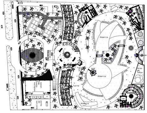 Star Hotel Master Plan AutoCAD Drawing Download DWG File Cadbull