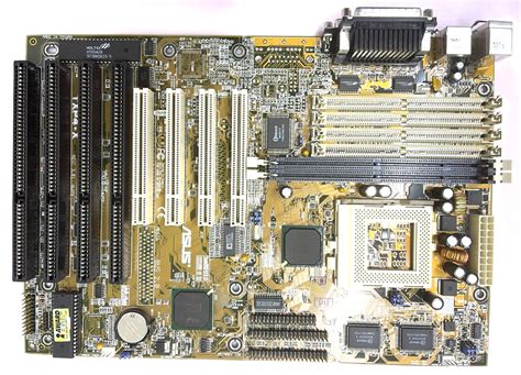 Rare Vintage Asus Txp4 X Intel I82430tx Socket 7 Mmx Atx Motherboard