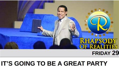 Rhapsody Of Realities Devotional November 29 2019 It’s Going To Be A Reality Devotions