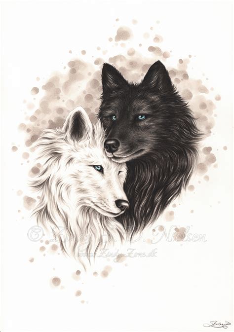 A Wolf Love Print