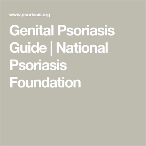 Genital Psoriasis Guide National Psoriasis Foundation In 2020