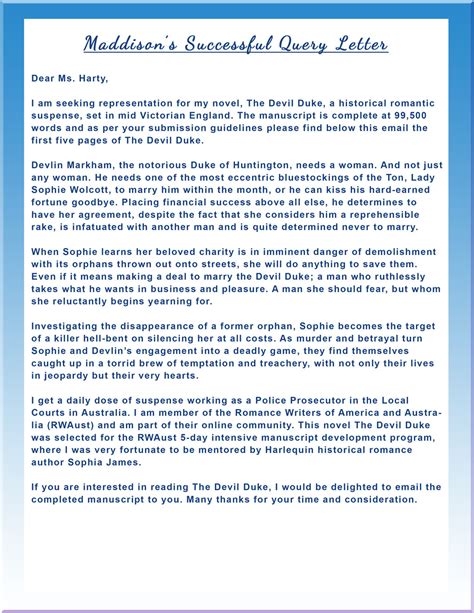A proper query letter will provide a synopsis of your book, will give a. Query Letter To Publisher | Letter Template