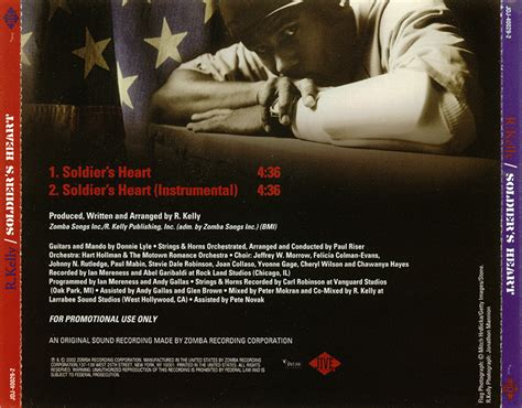 Promo Import Retail Cd Singles And Albums R Kelly Soldiers Heart