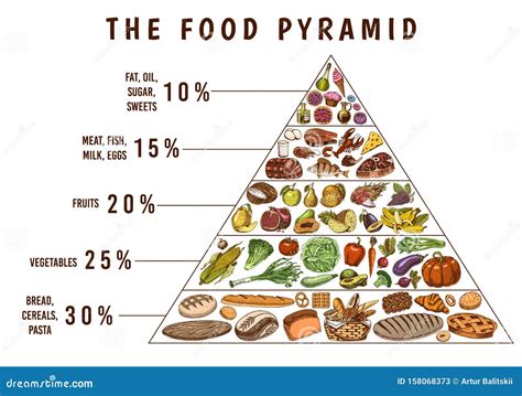 Food Pyramid For Balanced Diet Karen Guillory Riset