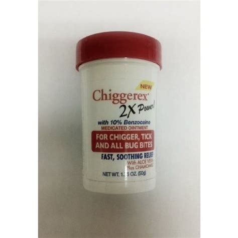 Chiggerex 2x Power Medicated Ointment For Relief From Chigger Bites