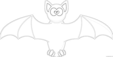 Cute Bat Coloring Coloring Pages