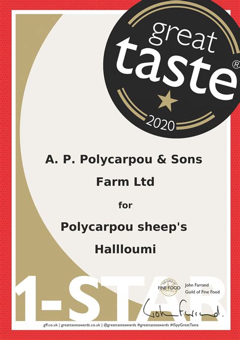 Cheese Awards 2020 Apolycarpou