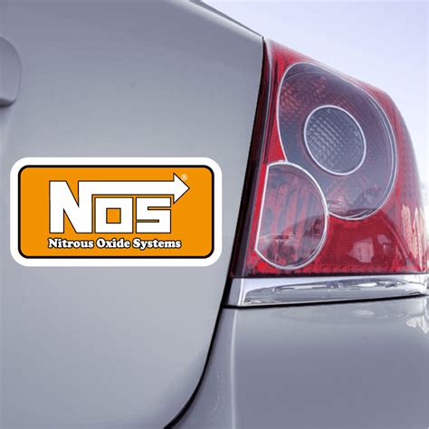 Sticker Etiquette Nos Nitrous Oxide Systems Autocollant Etiquette Nos