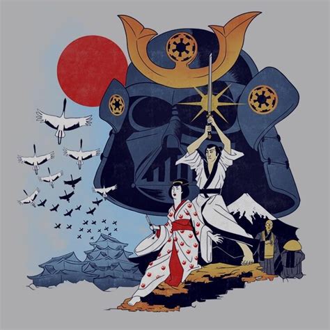 Came Across A Bunch Of Ancient Japanese Inspired Star Wars Fan Art