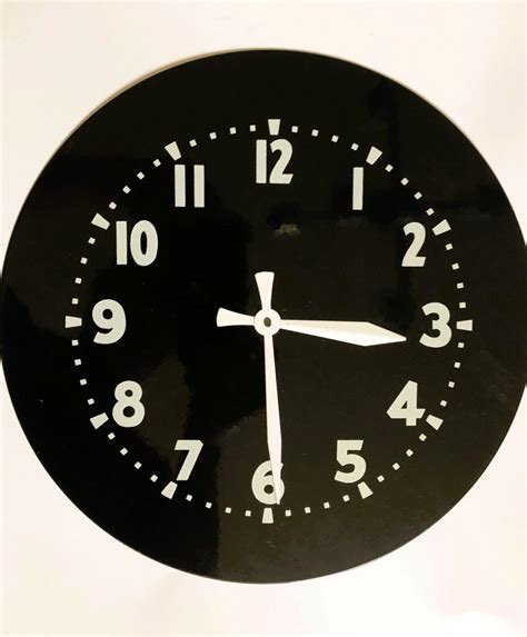 Electric Wall Clock Hands 8 Inch Dial Fit Hansen Synchron C4 Ebay