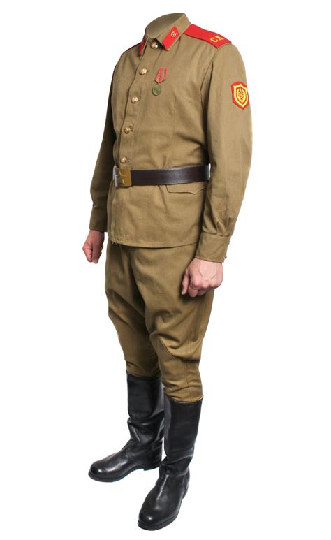 Soviet Army Soldier Khaki Military Uniform M69 Russian Field Etsy