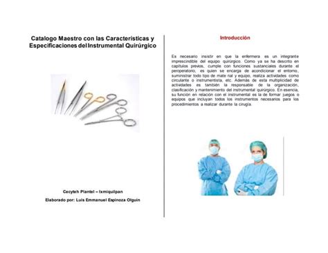 Manual De Instrumental Quirúrgico Ppt