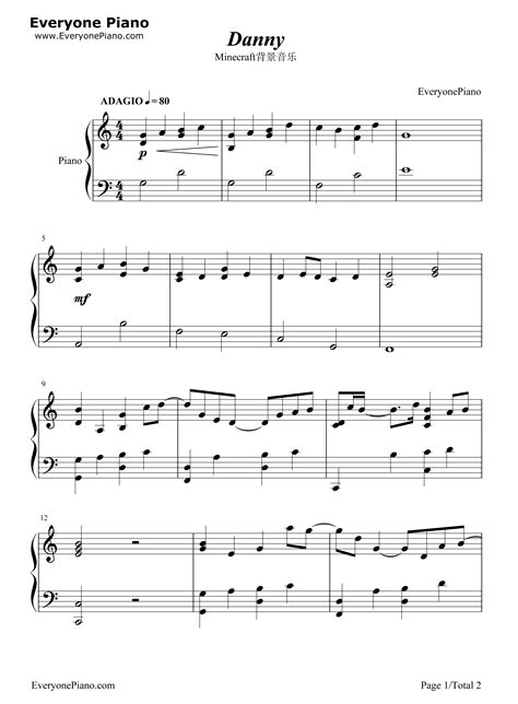You will find both educational music sheets with large staves and different templates, which are optimized to fit a large amount of work on a single free blank sheet music is provided in pdf file format (a4 and u.s. Minecraft Sheet Music Letters 47 Danny Minecraft Bgm Stave Preview | Sheet music, Music letters ...