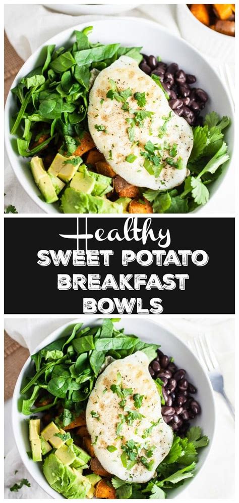This link is to an external site that may or may not meet accessibility guidelines. These Healthy Sweet Potato Breakfast Bowls are fast, easy to make, and full of protein. Th ...