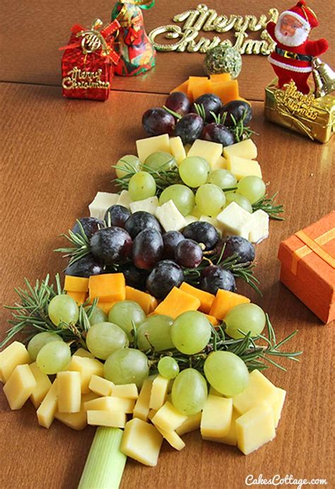 Christmas Tree Cheese Board Cakescottage