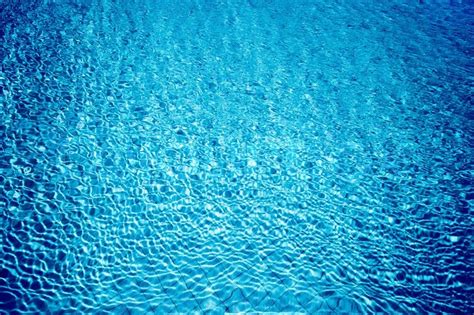 Pool Water Abstract Background Cold Fresh Natural