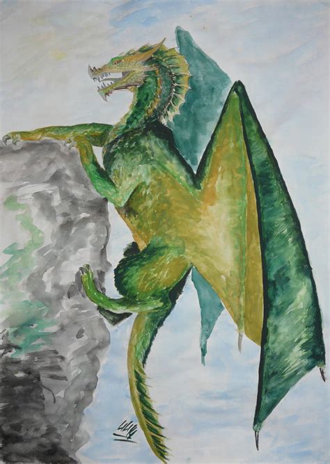 Green Dragon By Rthyin On Deviantart