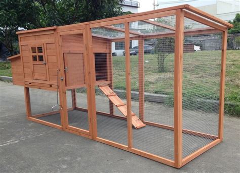 Buy these robust and pets are always beloved to every family and when you get the convenience of these kinds of chicken coop and run plans, their comfort levels are doubled. 95" Wood Hen Chicken Duck poultry Run Hutch House Coop Cage with nesting boxes | eBay