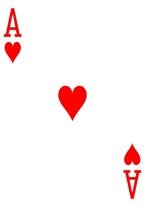 Ace Of Hearts By Wheelgenius On Deviantart Playing Cards Art