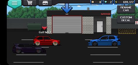Always obtain prices from your chosen retailer. VW Golf Garage : PixelCarRacer