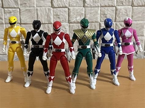 Mighty Morphin Power Rangers Zyuranger SHODO Action Figure P Set BANDAI Japan EBay