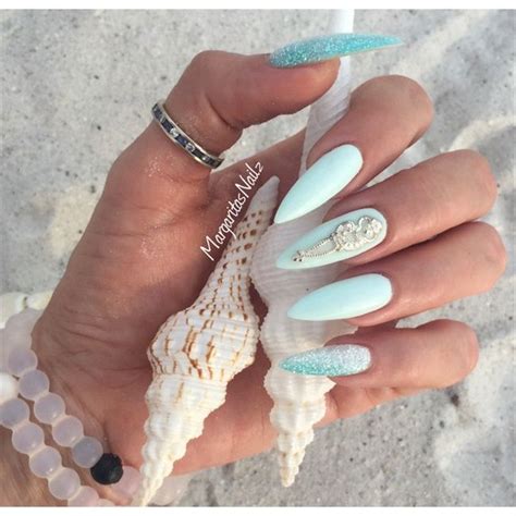 Ocean Nails By Margaritasnailz From Nail Art Gallery Ovale Nagels