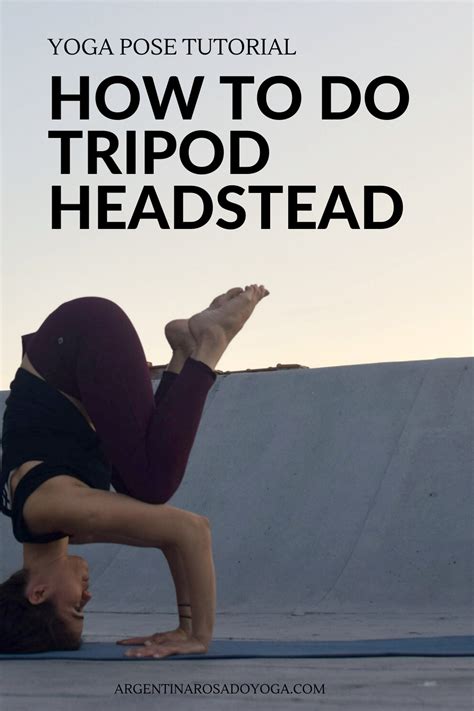 You can place a folded blanket or yoga mat underneath your forearms and head for more cushion. How To Do Tripod Headstand - Argentina Rosado Yoga | Yoga ...