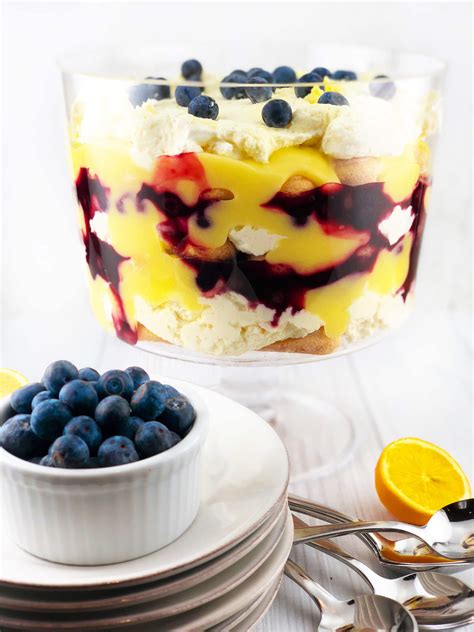 Meyer Lemon Blueberry Trifle Hummingbird Thyme