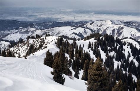 Beautiful Winter Mountains Scenery Stock Image Image Of Landscape