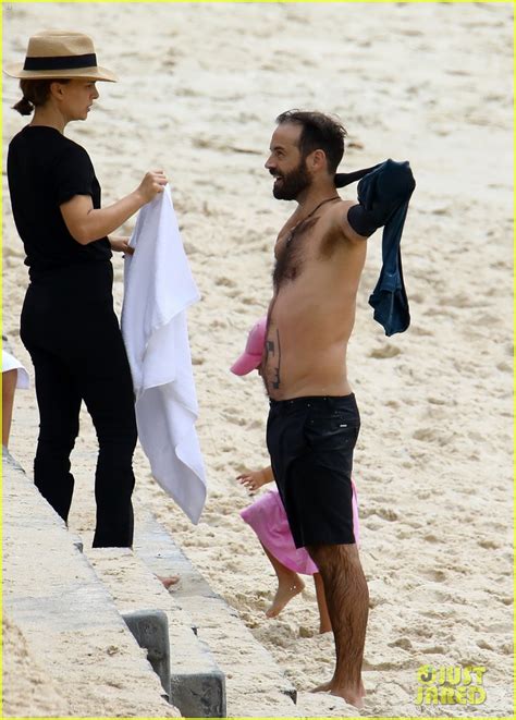 Natalie Portman S Husband Benjamin Millepied Goes Shirtless During Rare Family Outing In