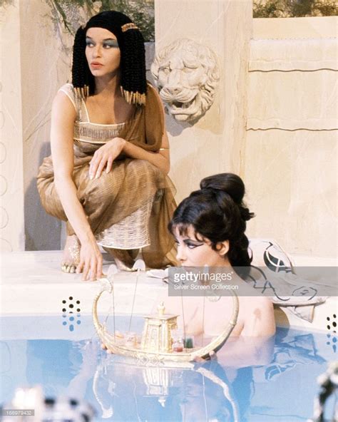 British Born Actress Elizabeth Taylor In A Bath Scene From Elizabeth Taylor Elizabeth