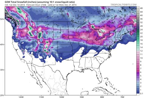 Noaa Winter Storm Warnings For The West Up To 30 Of Snow In The