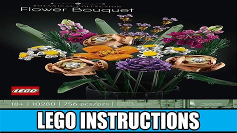 Lego Instructions Flower Bouquet 10280 Lego Creator Expert Youtube