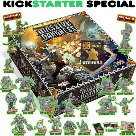 Massive Darkness Md2 Hellscape Pledge Kickstarter Board Game The Game