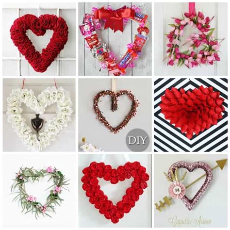 Valentine Wreaths To Make 30 Diy Wreath Crafts For