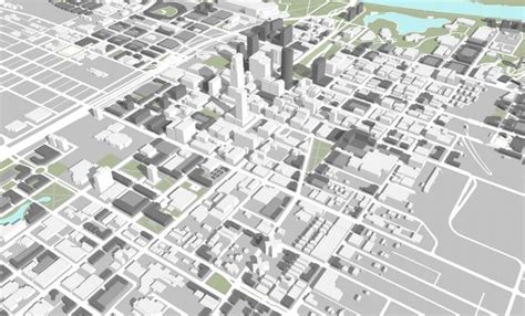 Downtown Omaha Master Plan 2030 City Photo Aerial Photo