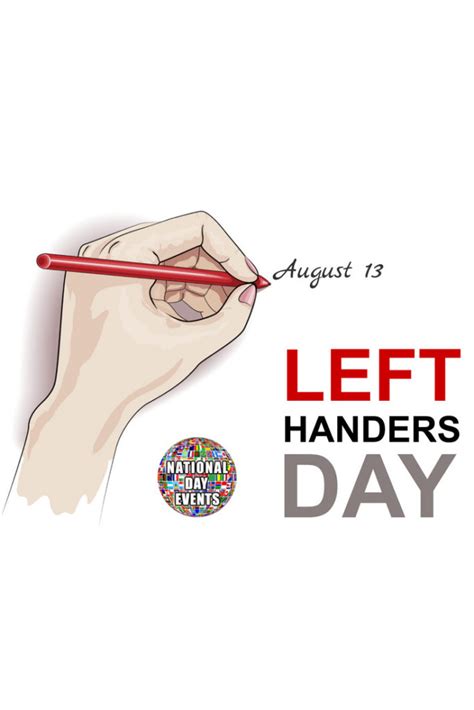 International Left Handers Day August 13th International Left Handers