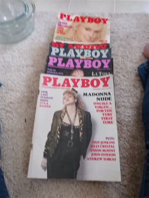 Vintage Playboy Magazines Magazine Mixed Lot Issues From