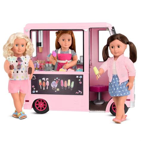 Buy Our Generation Sweet Stop Ice Cream Truck Pink Our Generation Delivered To Your Home