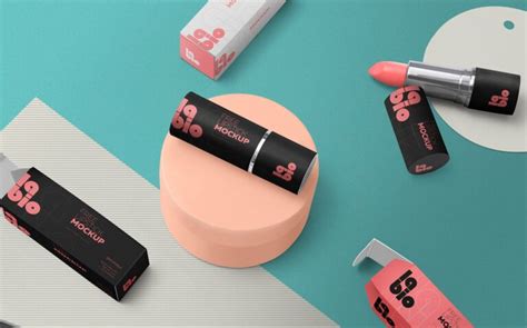 Free Matte Lipstick Packaging Mockup Psd Psfreebies