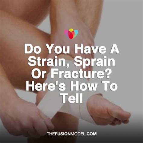 When the intestine protrudes through the abdominal wall at the site of a previous surgery. Do You Have A Strain, Sprain Or Fracture? Here's How To ...